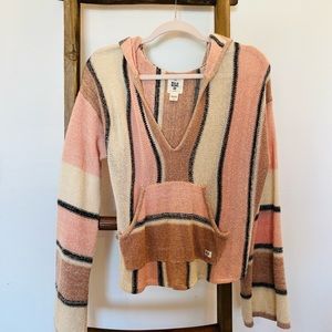 Billabong Pink Poncho Sweater (Oversized)